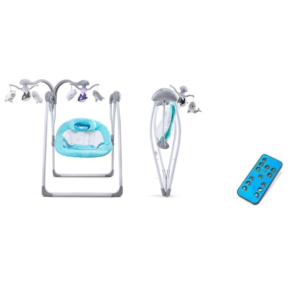 Babyschaukel ORSO "BLUE" - cleo-kinderwagen.de
