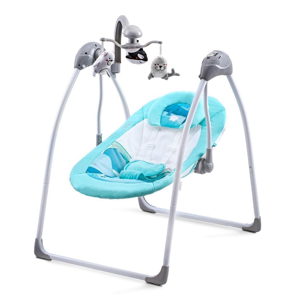 Babyschaukel ORSO "BLUE" - cleo-kinderwagen.de
