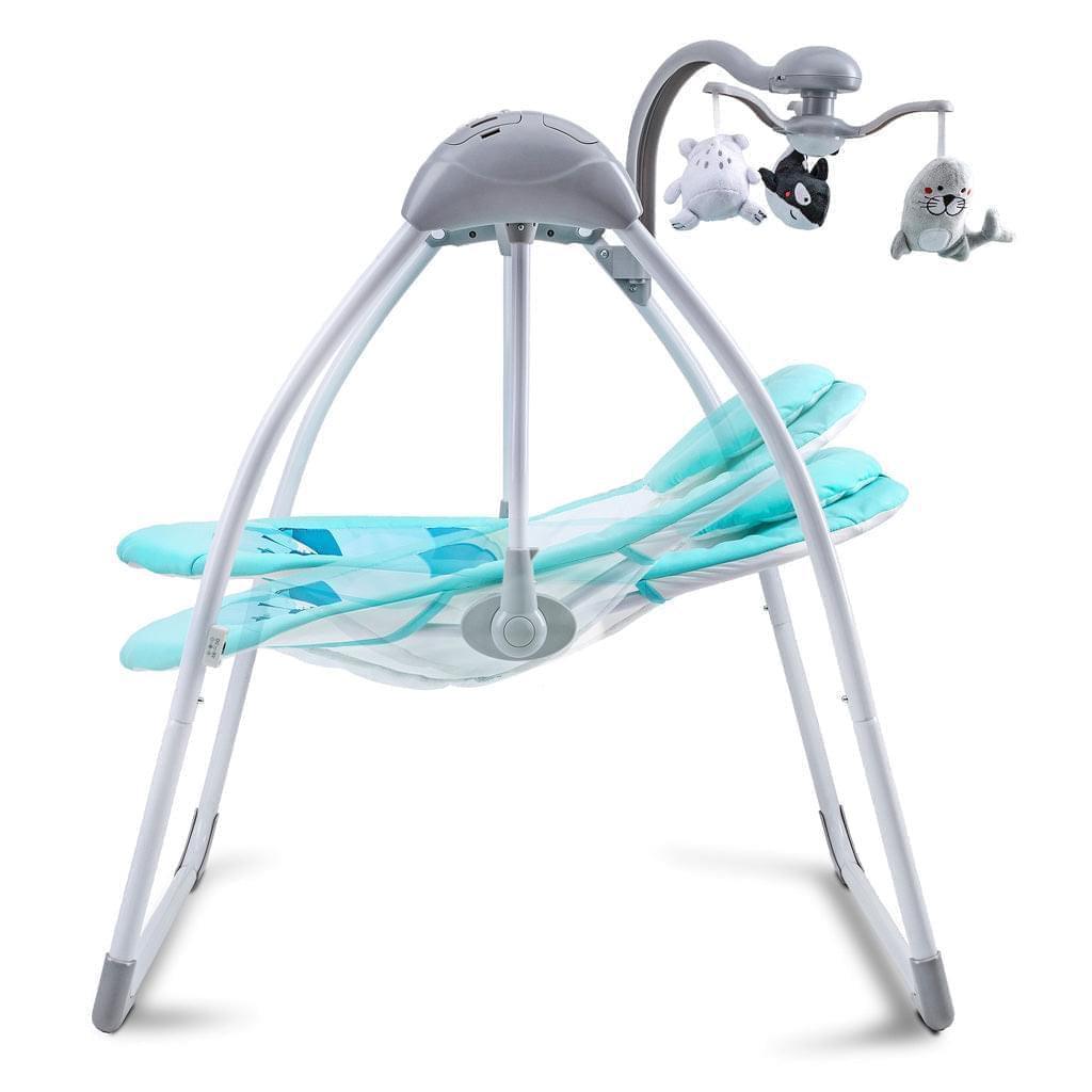 Babyschaukel ORSO "BLUE" - cleo-kinderwagen.de