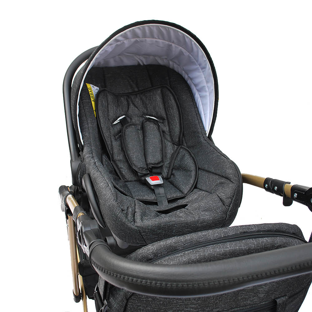 CLEO "AVANTGARDE" - dunkelgrau - cleo-kinderwagen.de