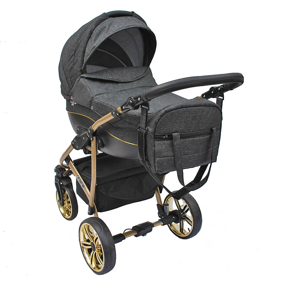 CLEO "AVANTGARDE" - dunkelgrau - cleo-kinderwagen.de