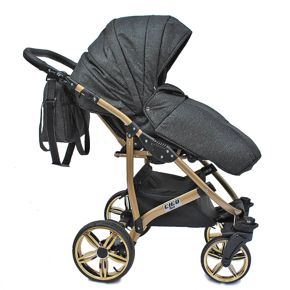 CLEO "AVANTGARDE" - dunkelgrau - cleo-kinderwagen.de