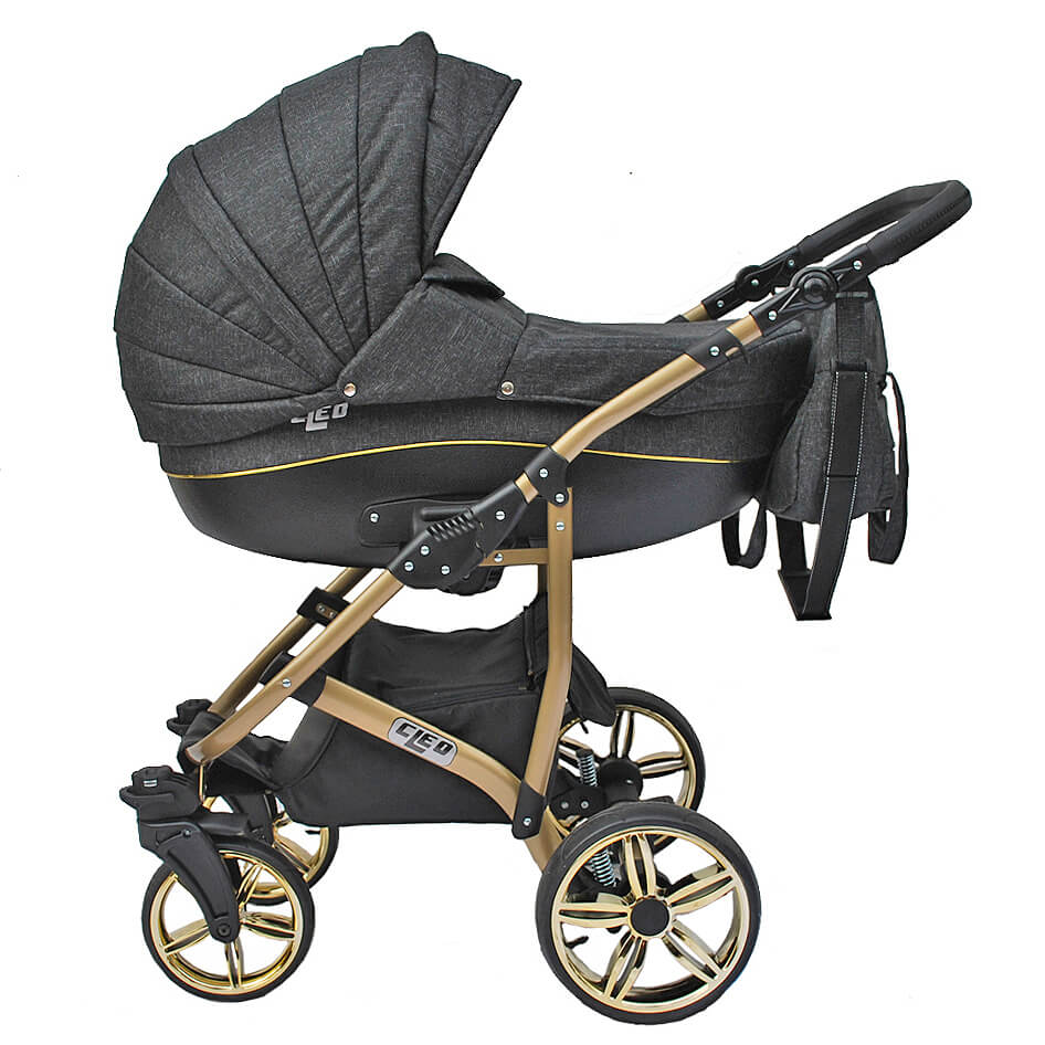 CLEO "AVANTGARDE" - dunkelgrau - cleo-kinderwagen.de