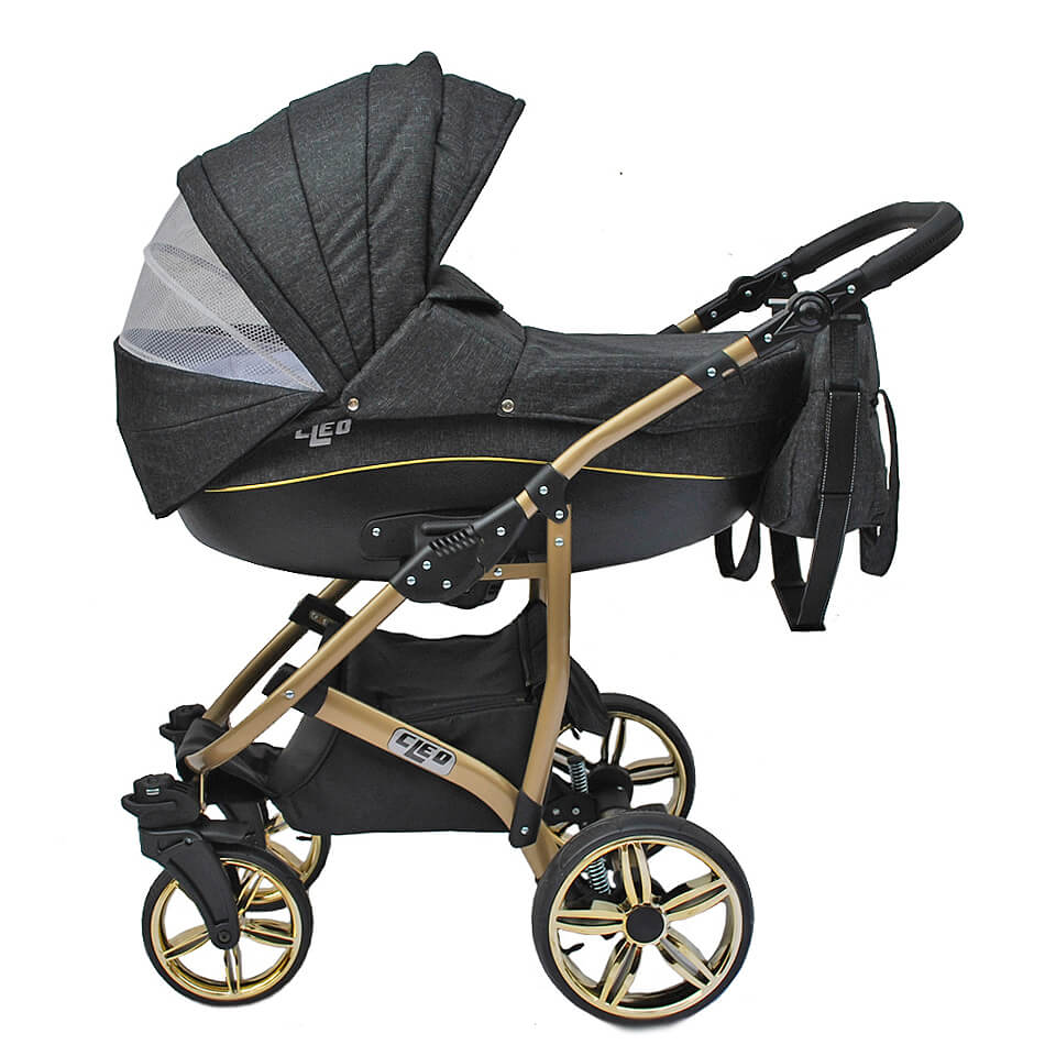 CLEO "AVANTGARDE" - dunkelgrau - cleo-kinderwagen.de