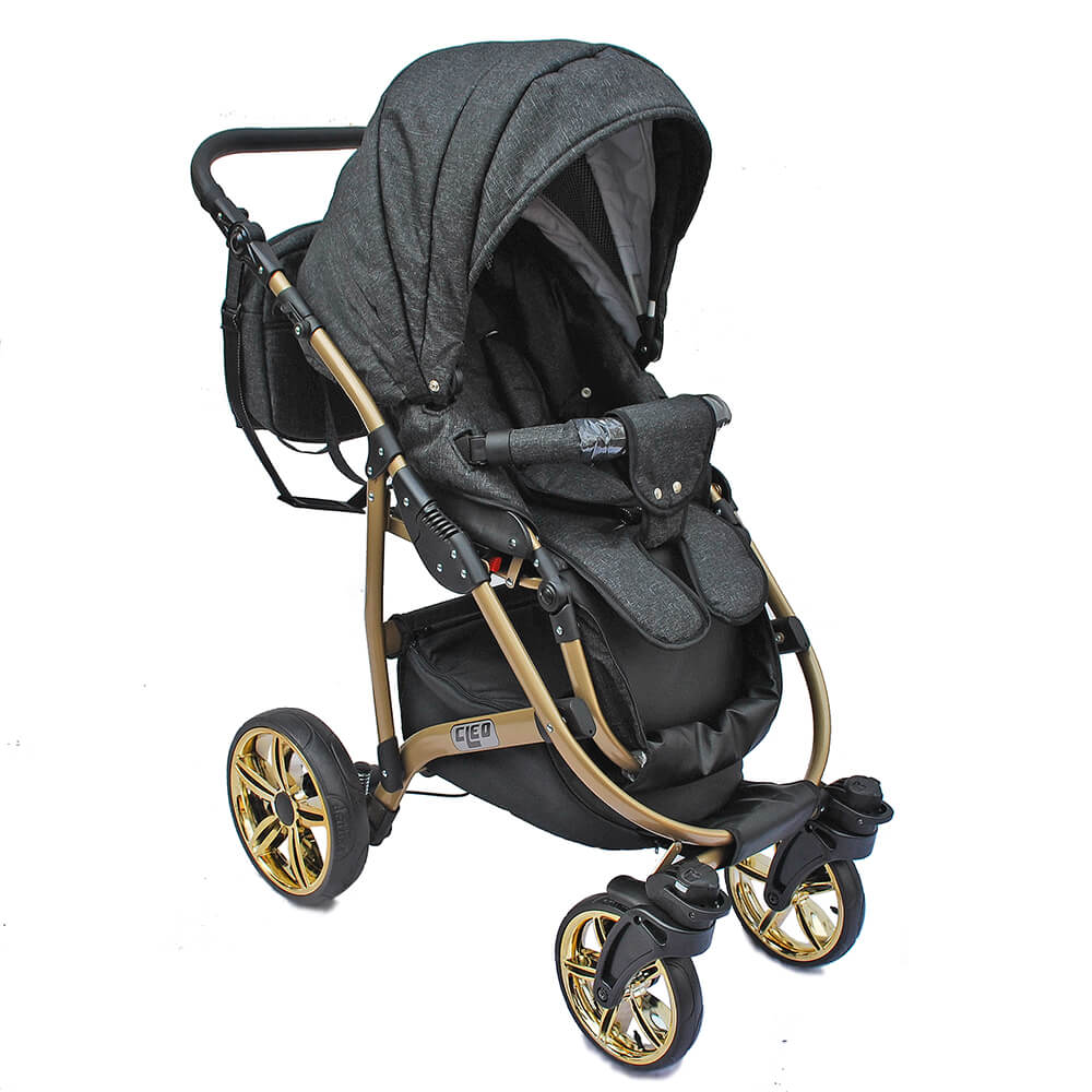 CLEO "AVANTGARDE" - dunkelgrau - cleo-kinderwagen.de