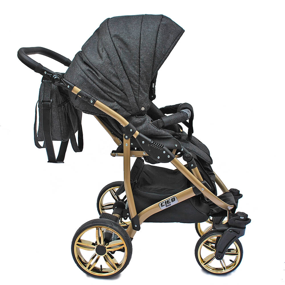 CLEO "AVANTGARDE" - dunkelgrau - cleo-kinderwagen.de