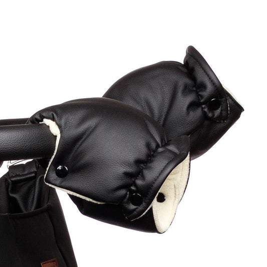 Handwärmer aus Kunstleder - cleo-kinderwagen.de