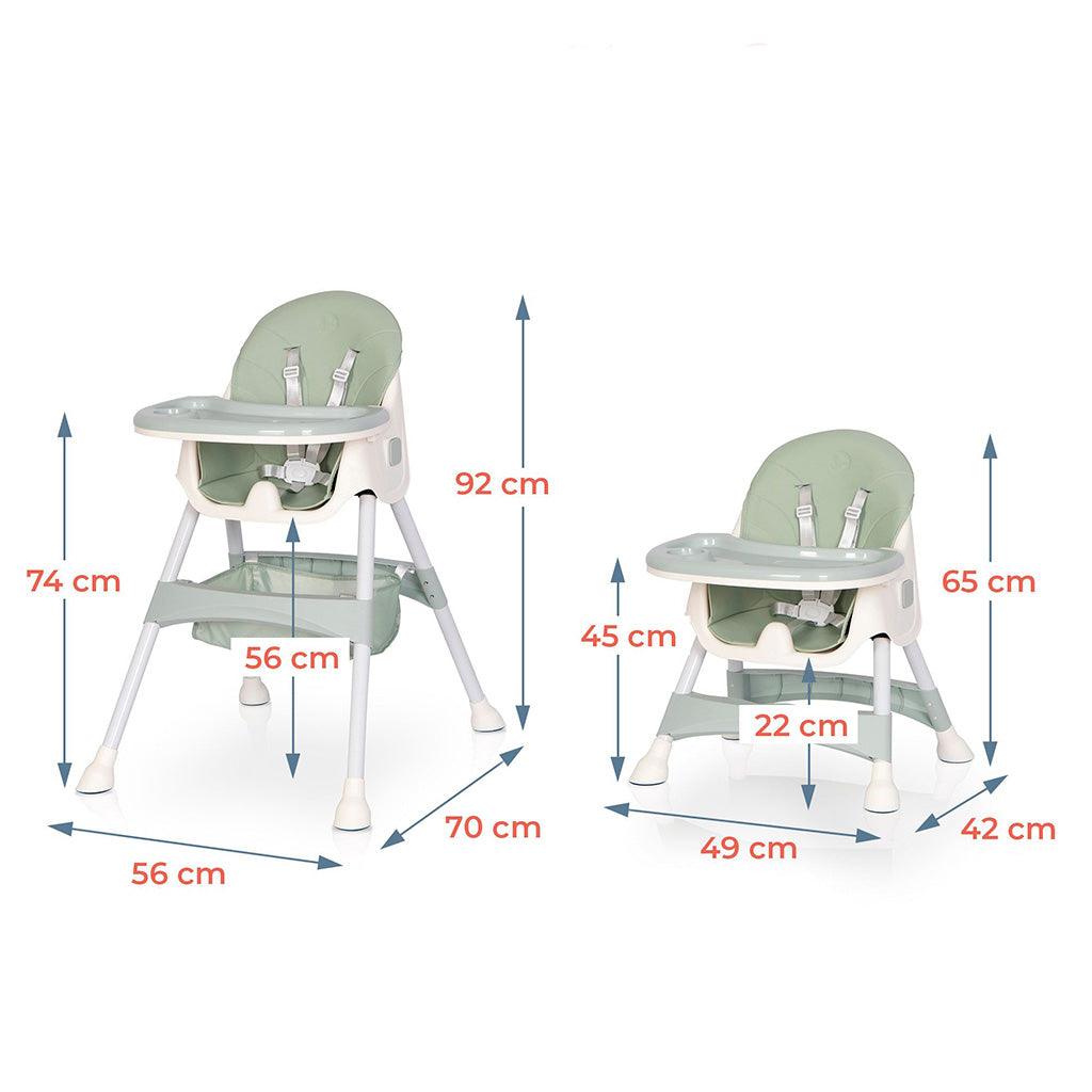 PICOLO Kinderhochstuhl 4 in 1 - cleo-kinderwagen.de